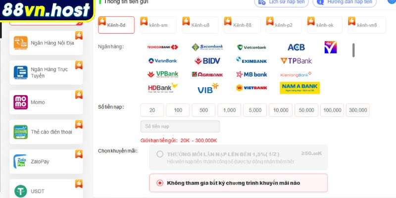 Nạp Tiền 88VN – Hướng Dẫn Toàn Tập Dành Cho Người Chơi Mới 2 Lợi ích khi thực hiện nạp tiền 88VN